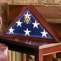 Flag Shadow Box, Large Coffin Flag Display Case Military Flag Case