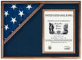 Flag and Military Insignia Display Case