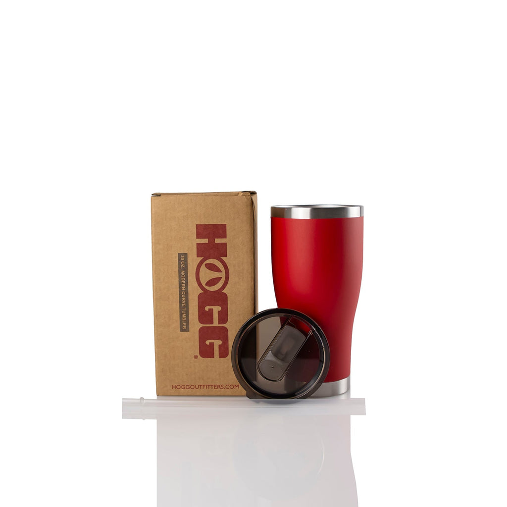 30oz POWDER COATED MODERN CURVE TUMBLER