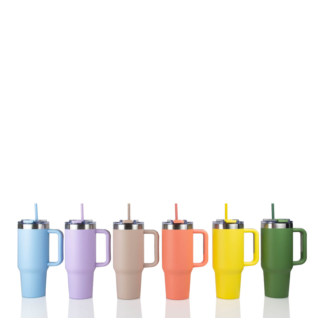 40oz POWDER COATED BIG SWIG TUMBLER - PASTEL COLLECTION