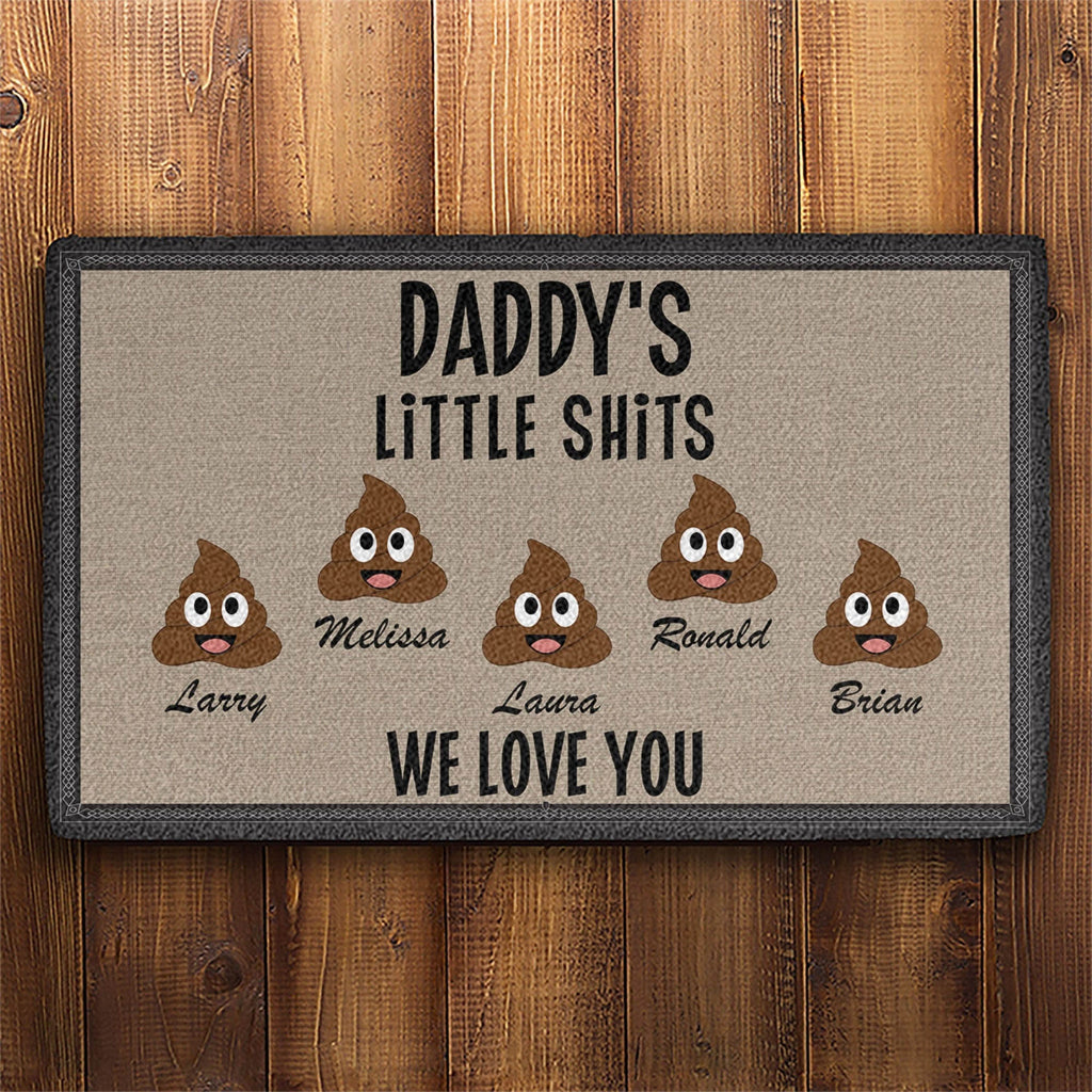 Mommy's Little Shits Personalized Doormats