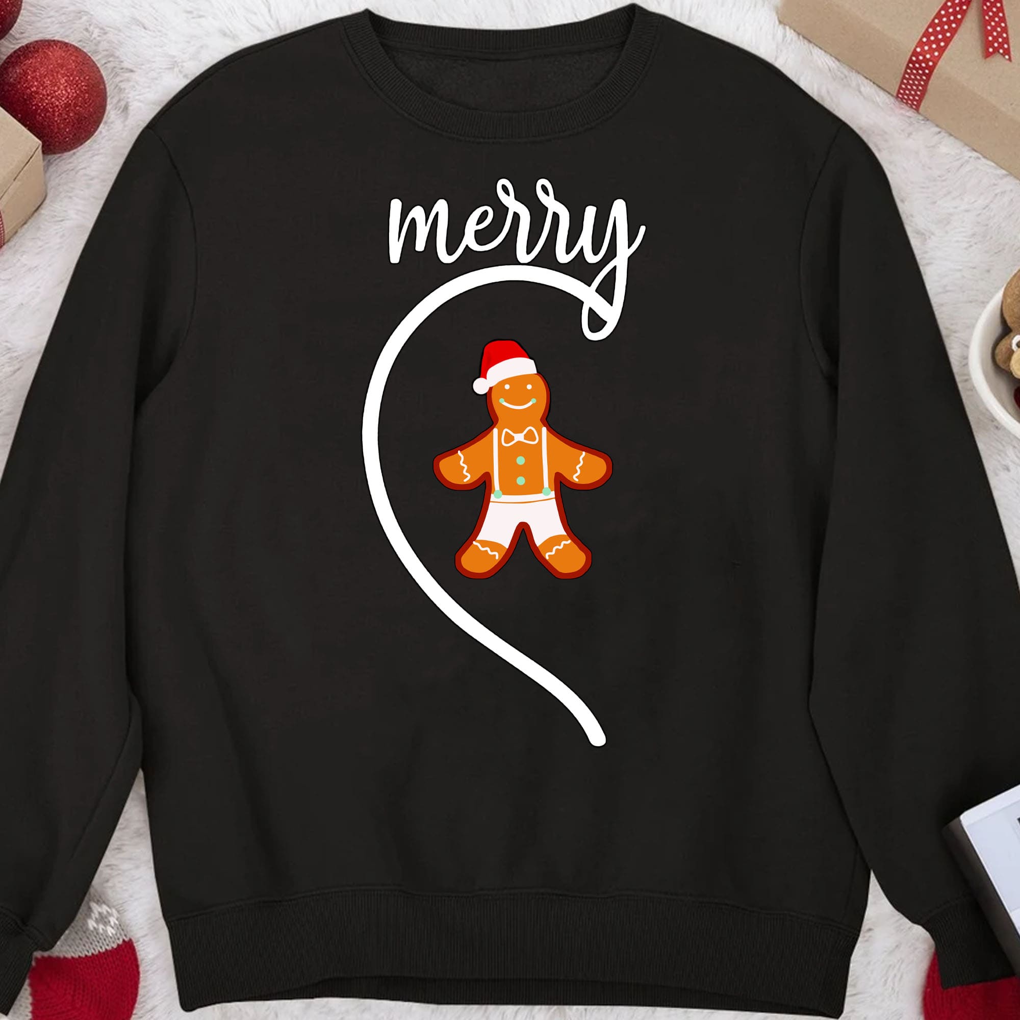 Merry Christmas Couple Matching Christmas Shirt, Personalized Custom Couple Sweatshirt T1583