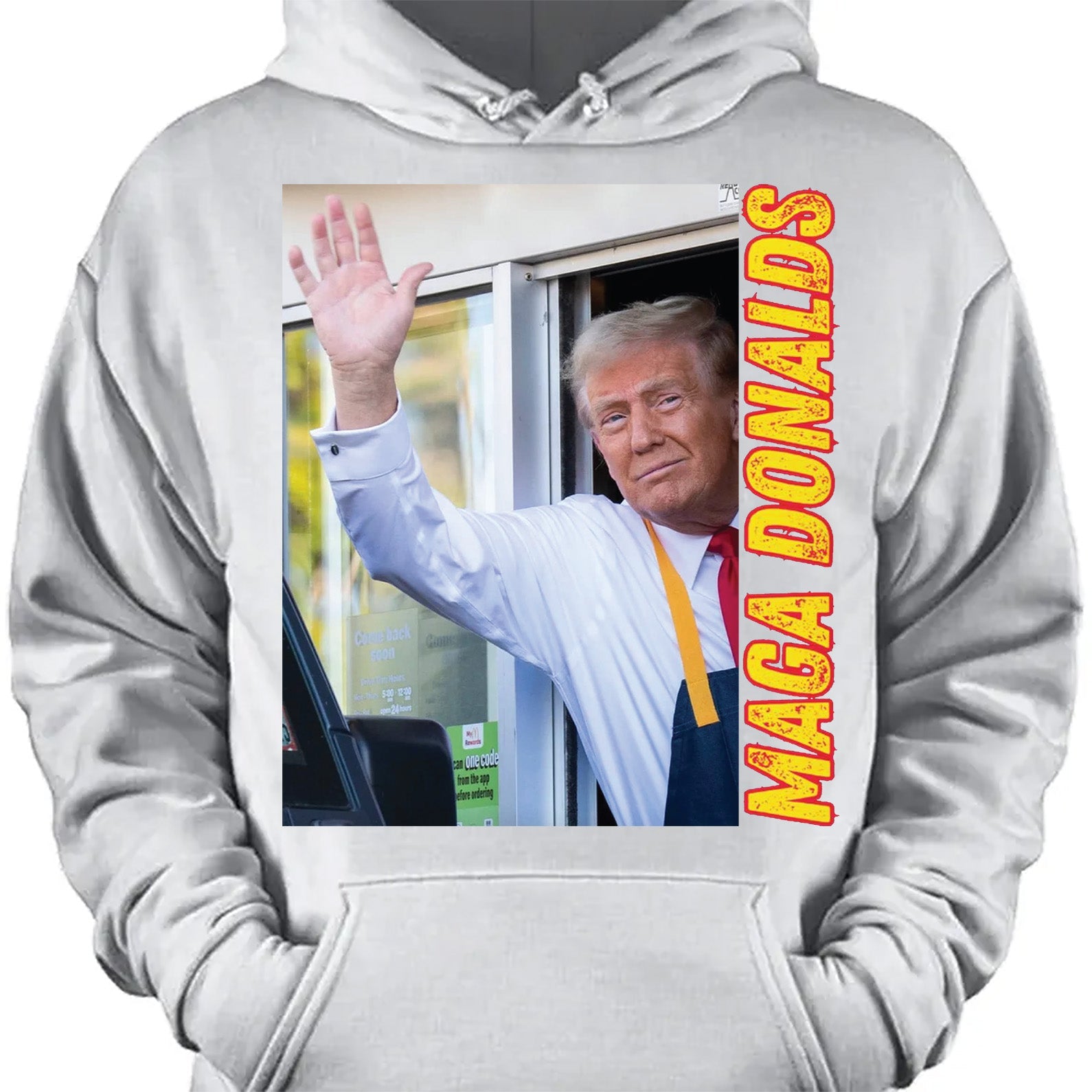 Funny Trump McDonald Shirt | Trump 2024 Shirt | Republican Shirt | Trump Supporters Shirt Dark T1630 - GOP