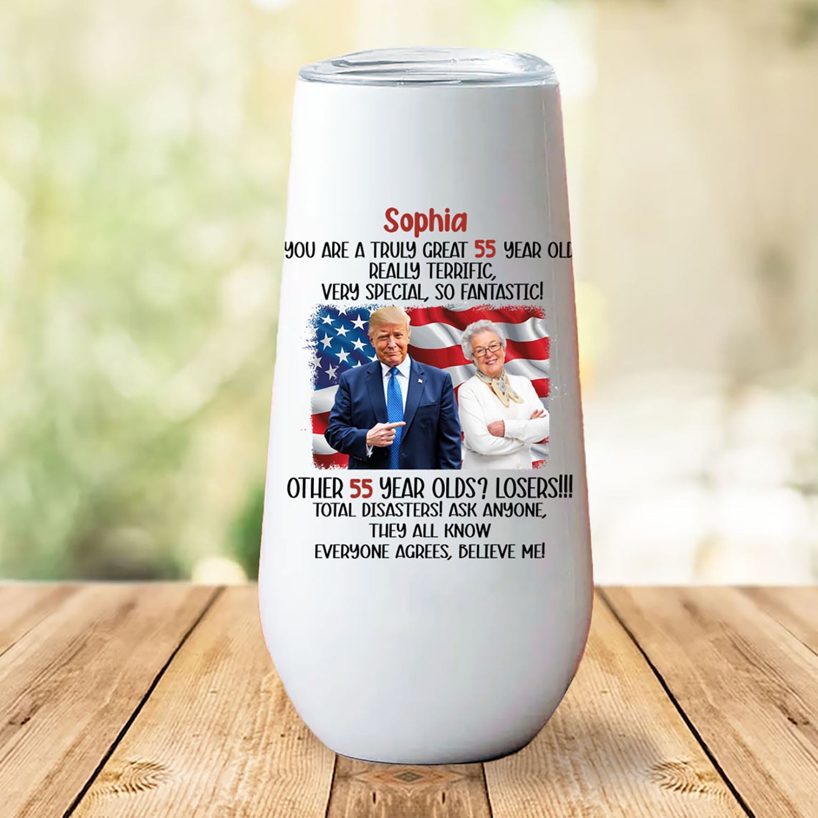 You're A Truly Great Custom Name and Photo Curved 6oz Tumbler, Personalized Champagne Tumbler, Gift For Mom, Gift For Wife 682054 - GOP