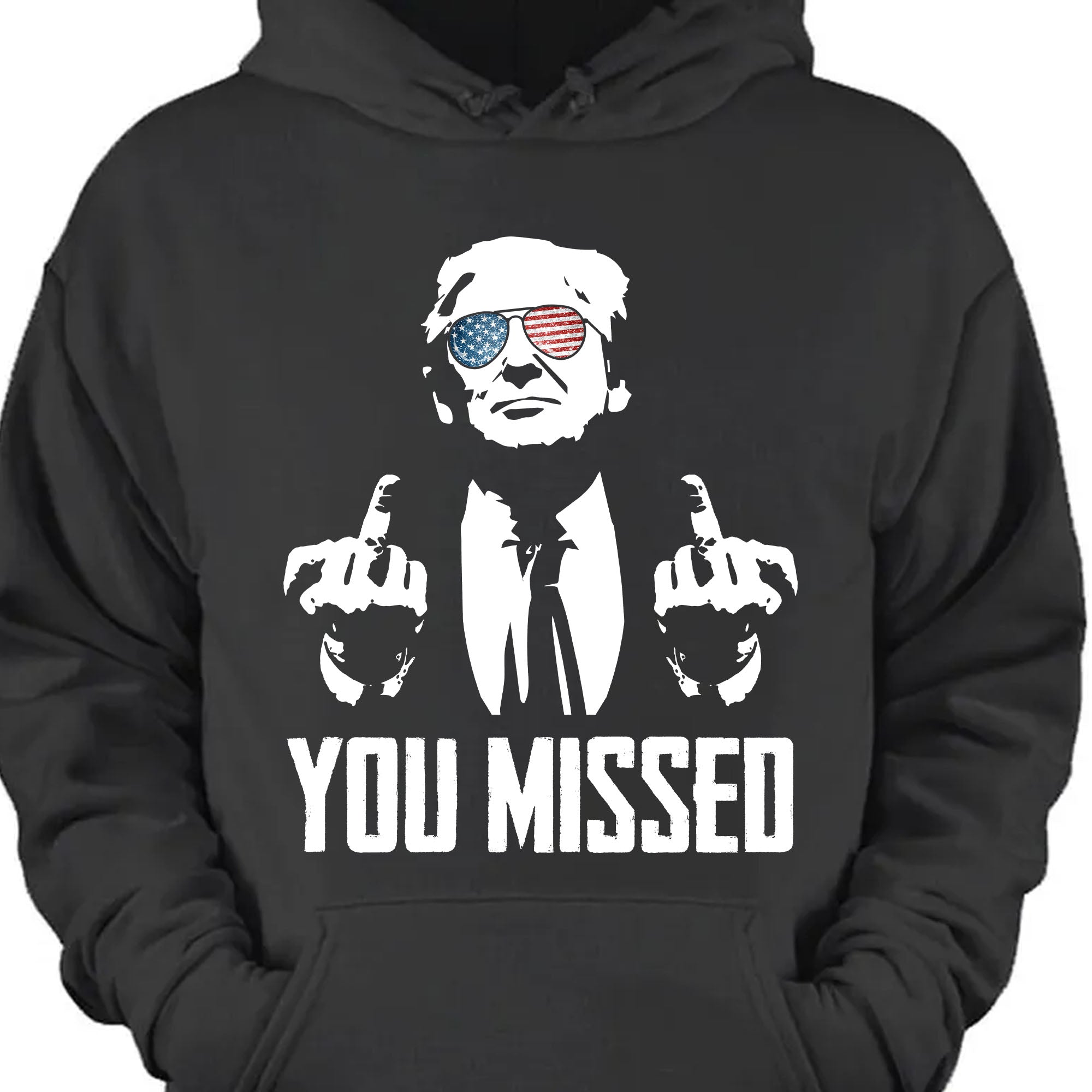 You Missed | Trump Fight 2024 Shirt Pennsylvania Rally | Shirt Dark C1115 - GOP