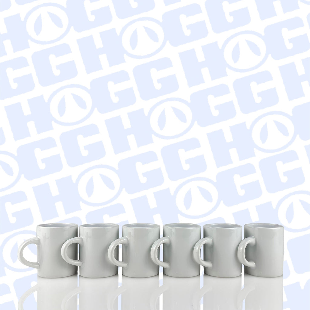 3oz CERAMIC ESPRESSO MUG - 6 PACK