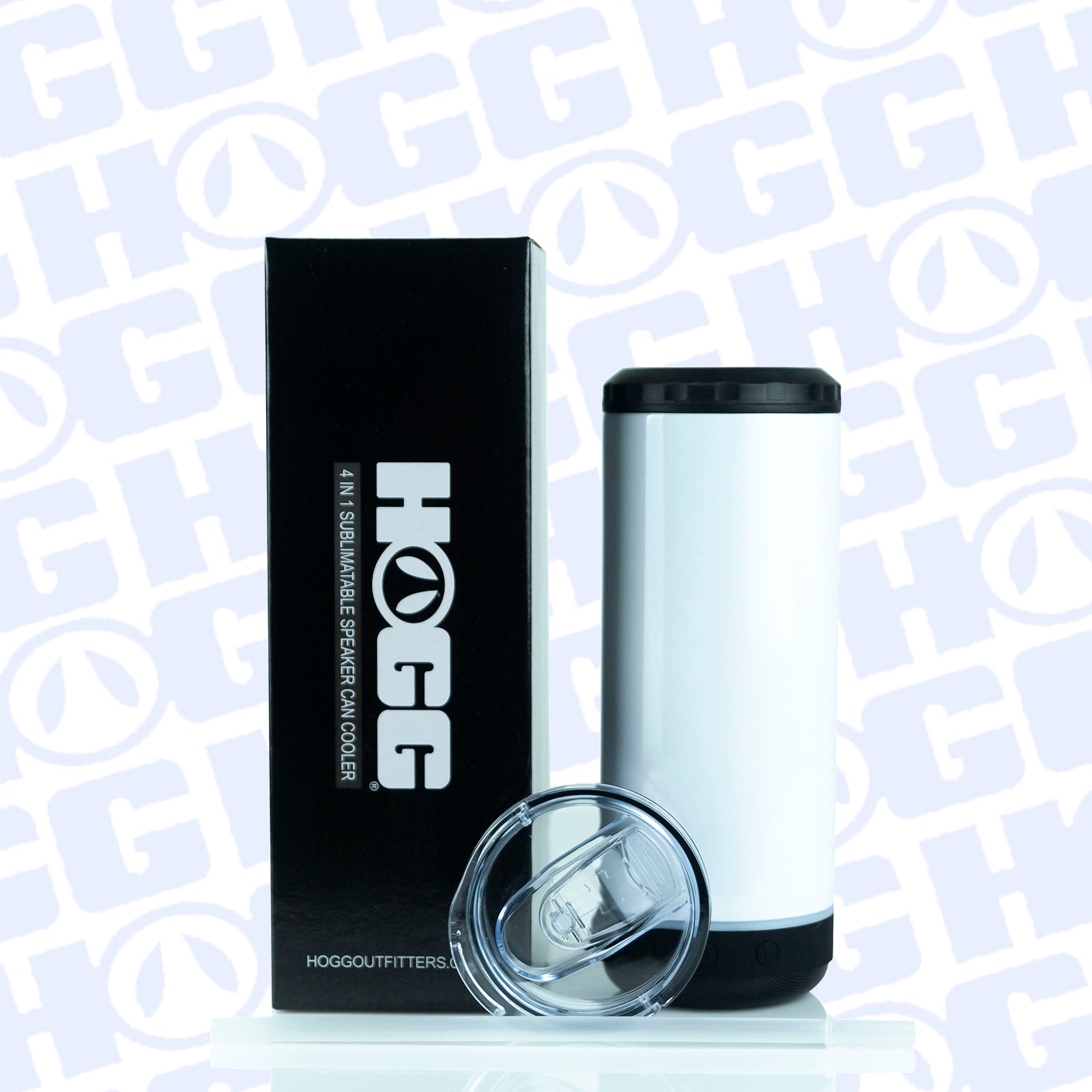 4 in 1 SPEAKER CAN COOLER - WHITE