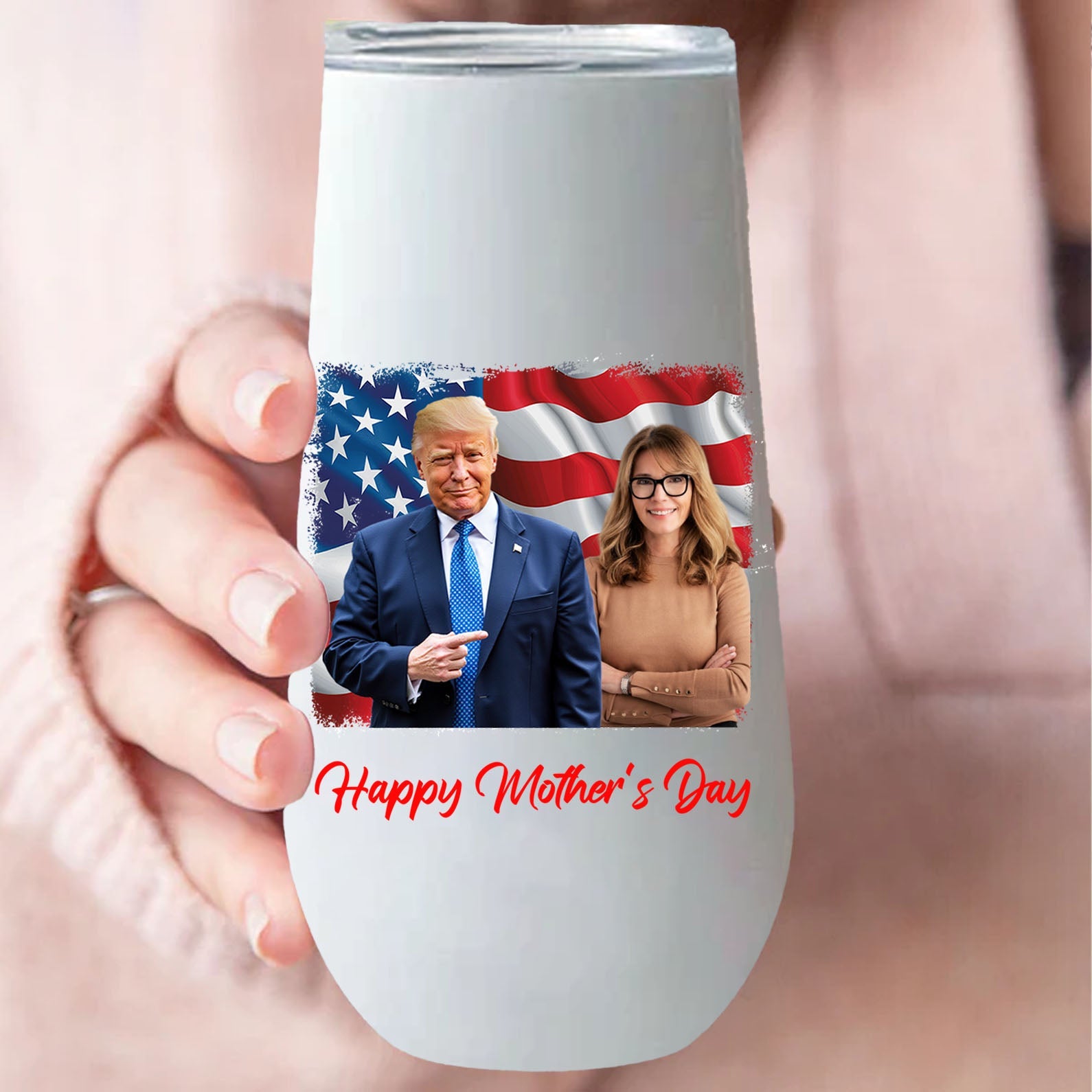 You're The Best Mom Custom Name and Photo Curved 6oz Tumbler, Personalized Champagne Tumbler, Gift For Mom, Gift For Wife 682092 - GOP