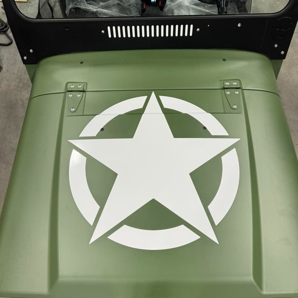 Roxor '76 - Military Stars for Hood & Doors